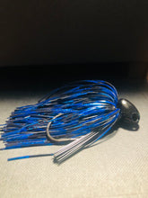 Load image into Gallery viewer, Black and Blue Backlash Jigs
